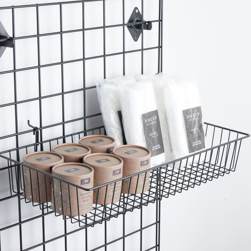 Black Hanging Wire Basket - H00 x W610 x D305mm