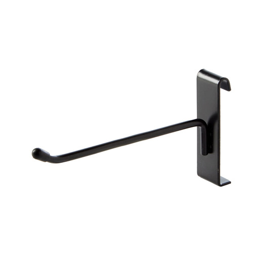 Black Single Arm For Grid Mesh Panels - 6 Inch - Pack of 20