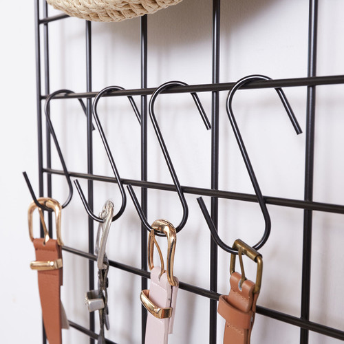 Pack of 20 x Large Black S-Hooks