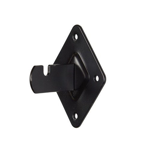 Black 4ft Wall-Mounted Grid Mesh Display