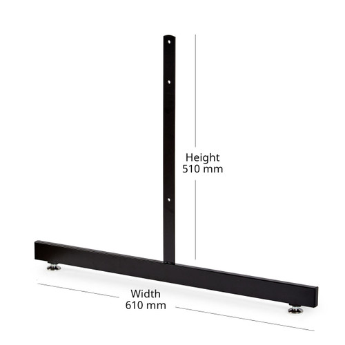 3 x Black 6ft Grid Mesh Two Way Stand 3 x Black 6ft Grid Mesh Two Way Stand