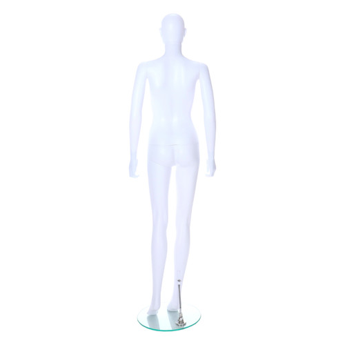 Candor Faceless Egghead Mannequin - Female - Matt White - Eco-Friendly Plastic Candor Faceless Egghead Mannequin - Female - Matt White - Eco-Friendly Plastic