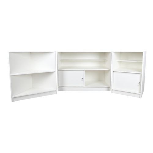 Solido White Wrap Counter, Till Unit and Triangle Corner Unit Bundle