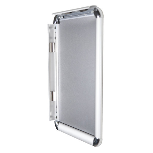 A1 Silver Snap Frame - With Round Corners - 25 mm Frame