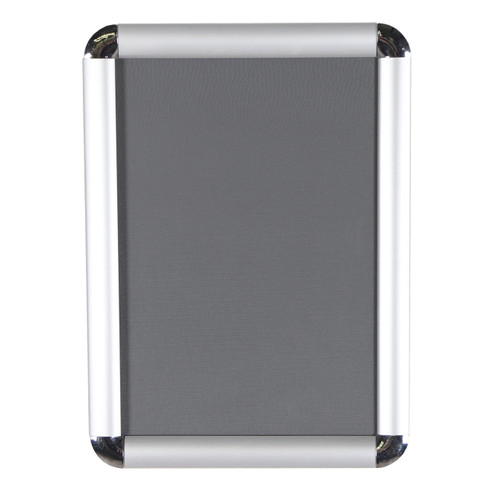 A4 Silver Snap Frame - With Round Corners - 25 mm Frame