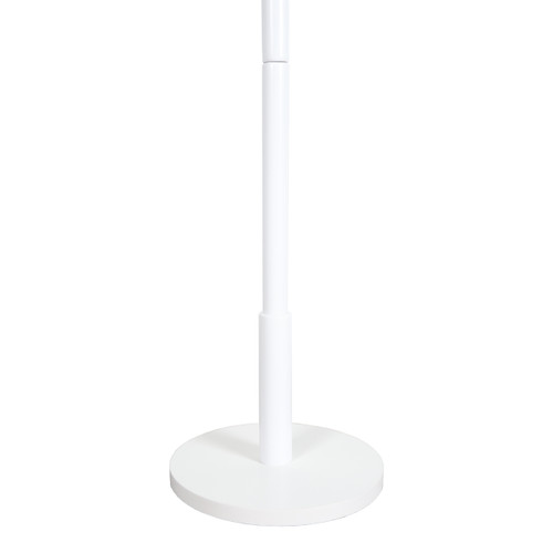 Hat & Coat Stand - 8 Hooks - White