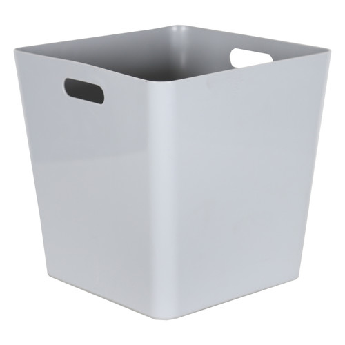 3 x Grey Large Cube Storage Baskets 3 x Grey Large Cube Storage Baskets