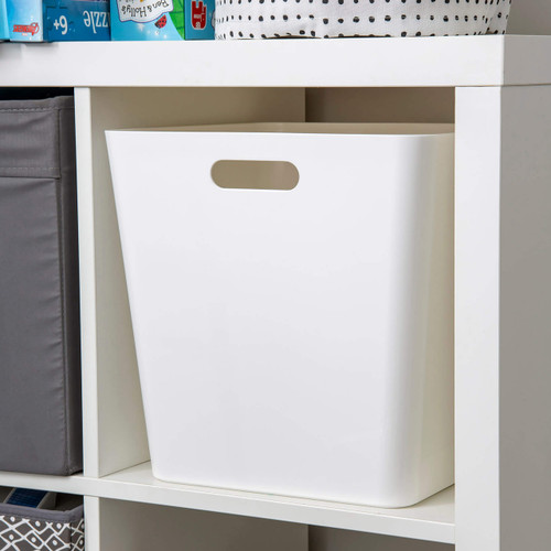 3 x White Large Cube Storage Baskets 3 x White Large Cube Storage Baskets