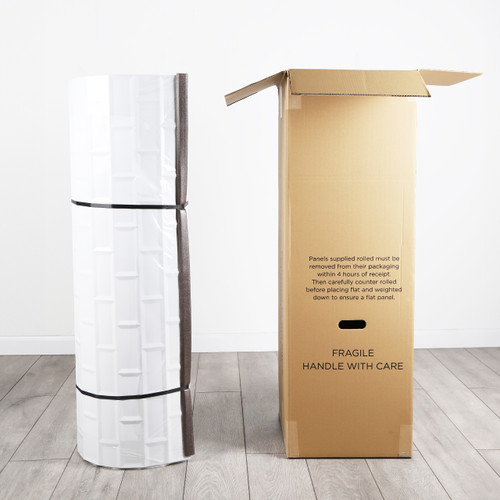 Teal Blue Hexagon Wall Panel