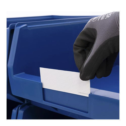 Pack of 10 Recycled Plastic Stackable Part Bins - Blue