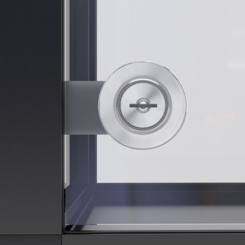 Eclipse Aluminium Full Glass Display Counter With or Without Spotlights