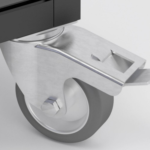 Eclipse Aluminium Full Glass Display Tower Showcase