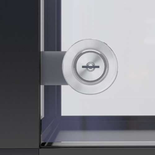 Eclipse Aluminium Full Glass Wide Display Tower Showcase