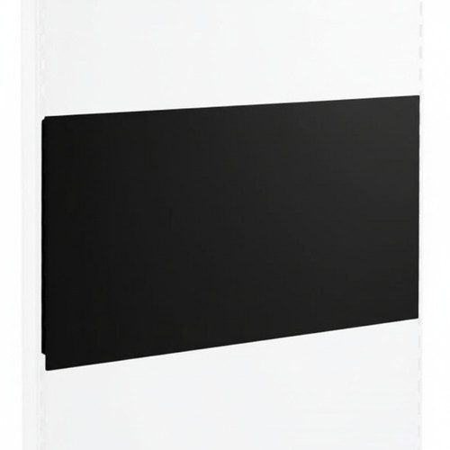 Black Plain Back Panel for Retail Shelving Units