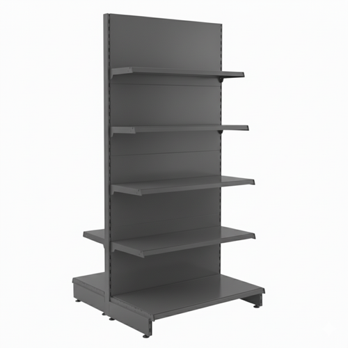 Dark Grey Upright for Retail Shelving Units - D60mm