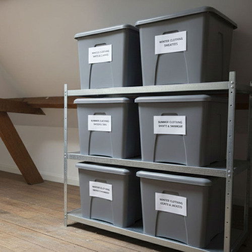 75L Grey Upcycled Storage Box