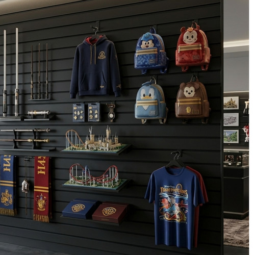 Graphite Grey Slatwall Panel - 100mm Centres - 18mm MDF