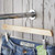 1m Alcove Chrome Tube Hanging Clothes Rail