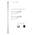 1m Heavy Duty Wall-Mounted Hanging Clothes Rail with 2 Support Arms