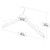Wooden Shirt Hangers with Shoulder Notches - 45 cm