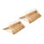 Wooden Hangers with Broad Shoulders and Trouser Bar - 45 cm