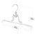 Wooden Trouser/Skirt Clamp Hanger with Velvet Liner - 25 cm