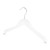 Matt White Children's Wooden Hangers with Shoulder Notches - 31 cm