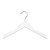 Matt White Children's Wooden Hangers with Shoulder Notches - 31 cm