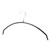 Black Metal Arched Knitwear Hangers with Non-Slip Coating - 40cm