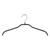 Black Non-Slip Coated Metal Knitwear Hangers - 42 cm