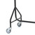 5 x Black Reinforced 6ft Wide Heavy-Duty Clothes Rails With Heavy Duty Wheels