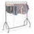 Chrome 4ft Wide Children's Heavy-Duty Clothes Rail With Clear Cover