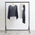 Black Heavy-Duty Clothes Rail