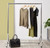 Chrome Heavy-Duty Clothes Rail