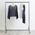 Silver Heavy-Duty Clothes Rail