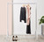 Gloss White Heavy-Duty Clothes Rail