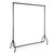 Tall Black Heavy-Duty Clothes Rail