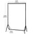 Tall Black Heavy-Duty Clothes Rail