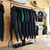 Tall Black Heavy-Duty Clothes Rail