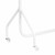 Tall Gloss White Heavy-Duty Clothes Rail