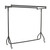 Parallel Black Heavy-Duty Clothes Rail