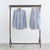 Parallel Black Heavy-Duty Clothes Rail