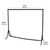 Fishtail Black Heavy-Duty Clothes Rail
