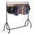 Childrens Black & Chrome Heavy-Duty Clothes Rail