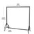 Reinforced Black Heavy-Duty Clothes Rail