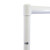Gloss White Heavy-Duty Clothes Rail With Clear Cover