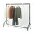 Black Heavy-Duty Clothes Rail With Clear Cover