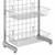 5ft Single-Sided Grid Mesh Display Bundle With 4 x Wire Baskets