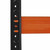 Multipurpose Freestanding Shelving Unit - Black/Orange - Up to 250Kg UDL Per Shelf - H1800 x W900 x D400 mm