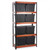 Multipurpose Freestanding Shelving plus 8 Boxes - 250Kg UDL/shelf - H1800 x W900 x D400mm